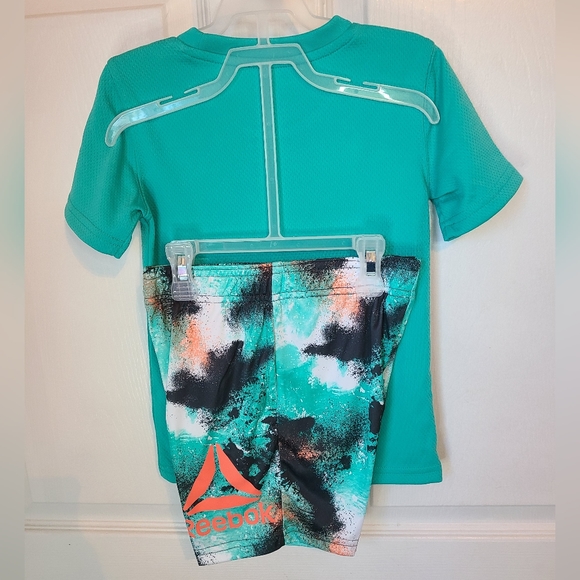 (1617) Reebok Toddler Boys 3 Piece Set, Size: 4T  Color: Pool Green (NWT) - Picture 4 of 12